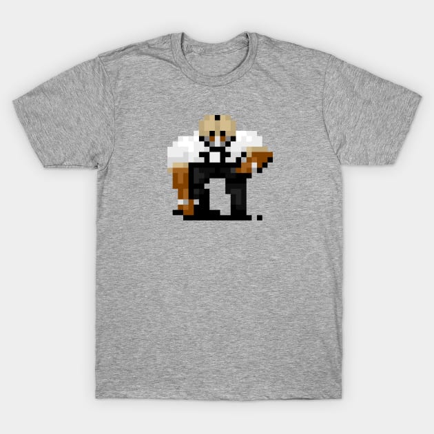 16-Bit Lineman - New Orleans T-Shirt by The Pixel League